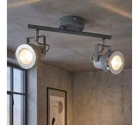 Spot en métal 18,5x26x cm gris pierre globo lighting 57000-2 Gris G