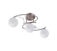 Plafonnier svean salle à manger lampe plafonnier lampe monde Nickel mat Verre