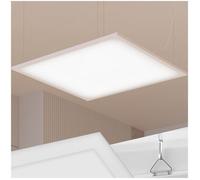 Plafonnier - TECTAKE - Panneau LED LUCERNA ultra fin à faible consommation d'énergie blanc chaud - 45 x 45 cm