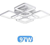 Plafonnier, télécommande, éclairage agréable pour les yeux, pas de RGB, application avec variateur RC-a