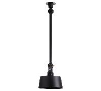 Plafonnier Tonone Bolt à Bras Unique, Finition Noire Fumée