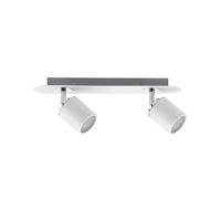 Plafonnier Tube IP44 2x10W GU10 blanc Paulmann 230V