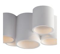 Plafonnier tubulaire blanc Banjie 5 x GU10 29,6 x 20 x 14 cm