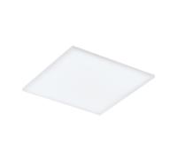 Plafonnier TURCONA-B LED 21W en aluminium et acier blanc 437x437x70mm