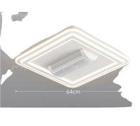 Plafonnier, ventilateur sans pales, télécommande, BLANC