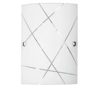 Plafonnier verre 18cm E27 60W blanc Phaedra Rabalux