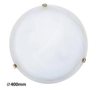 Plafonnier verre albâtre blanc 40 cm 2xE27 Rabalux
