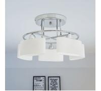 VidaXL Plafonnier 5 globes ellipsoïdes E14