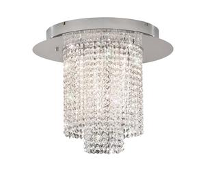 Plafonnier VILALONES LED 10X4,3W en acier chrome D500mm