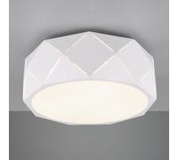 Trio-Leuchten Plafonnier Zandor 603500331 - Métal blanc mat, E27, 3 ampoules (non incluses)