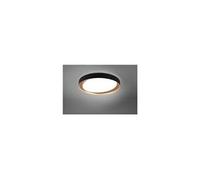 Reality Leuchten Plafonnier LED Zeta R62712402 24 W Noir avec télécommande
