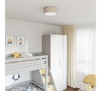 Plafonniers Vidaxl Avec Abat-Jour Étoilé Taupe Ø 30 Cm En Tissu E27