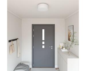 Plafonniers Vidaxl Blanc Ø 30 Cm Tissu E27