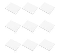 PLAFOPE 10 Pièces Bloc-notes par Paquet Autocollant Blanc Multifonctionnel en Papier, Portable et Pratique et Suivi D’activités pour Bureau
