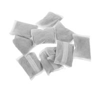 PLAFOPE 10pcs Paquet de Charbon Actif Blanc Désodorisant Naturel pour Placards à Chaussures Absorption Puissante des Odeurs la Maison Voiture