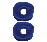 PLAFOPE 2 Pièces Coussin de Récupération Rembourrage en Coton Pp pour Piercing D'oreille D'anneau, Satin Bleu Marine Protège Lobes D'oreille et Améliore le Sommeil Latéral