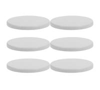 PLAFOPE 6 Pièces Dessous de Pots en Terre de Diatomée Ronde 10x10cm, Séchage Instantané, Antidérapant, pour Cactus Rebords de Fenêtres