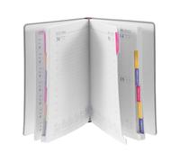 PLAFOPE Agenda A5 2027 en Cuir Synthétique Noir, Léger et Portable, 365 Jours, pour L'école Bureau
