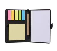 PLAFOPE Bloc Note Adhésif en Papier Kraft avec Onglets, Notes Pratiques | Feuilles Lignées, Couverture Kraft, Index Repositionnables, pour Étude, Réunions, Repères Illustrés