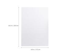 PLAFOPE Bloc-notes Épais de 4 Pièces en Papier Blanc Protection Oculaire, Feuilles Vierges Multifonctions pour Étudiants et Bureau, Cahier Pratique pour Écriture et Dessin