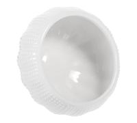PLAFOPE Bol à Assaisonnement en Céramique Blanc pour Desserts et Moutarde, Support D'oursin Unique et Facile à Nettoyer, pour Fêtes et Camping en Plein Air