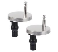 PLAFOPE Boulon de fixation du siège de toilette 2pcs argent en acier inoxydable pour montage sécurisé d’abattant WC à domicile
