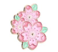 PLAFOPE Broche à Vêtements Fleur de Cerisier en Alliage, Épingle Décorative Japonaise Style Kawaii, Accessoire Vestimentaire pour Robe, Manteau et Paquet, Fixation Broche Polyvalente