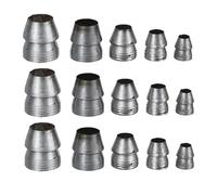 PLAFOPE Cales de Manche de Hache en Métal 15 Pièces Renforts de Poignée Robustes pour Outils à Coin, Fixation Sécurisée pour Marteau et Fendage Bois, Kit Accessoires Chantier Polyvalent