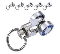 PLAFOPE Enrouleur Silencieux Pour Rideau 6pcs Rouleaux Métal Avec Roulements Accessoires De Rideaux Pour Rails De Rideaux Robustes Adaptés À La Maison