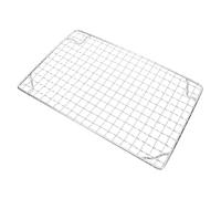PLAFOPE Grille de Cuisson en Acier Inoxydable avec Pieds, Support Portable pour Barbecue Extérieur, pour Fêtes et Réunions Familiales