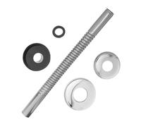 PLAFOPE kit de remplacement pour toilettes tuyau d'alimentation des toilettes tube d'arrivée d'urine raccords de tuyauterie 20 cm acier inoxydable installation rapide pour toilettes