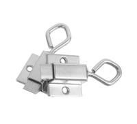 PLAFOPE Loquet Coulissant en Acier Inoxydable 2pcs, Serrure à Ressort pour Porte Intérieure, Fonctionnement Silencieux, pour Bibliothèques et Hôpitaux