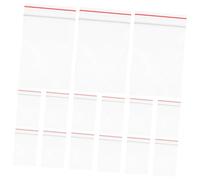 PLAFOPE Lot de 100 Paquet Transparents Refermables en Plastique 4x6 Cm, Sachets Hermétiques pour Cookies et Perles, pour Maison et Cafés