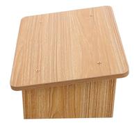 PLAFOPE Marche Pied Bois Compact et Léger en Bois Massif, Tabouret Minimaliste pour Repose-Pieds sous Bureau, pour Salon ou Bureau Moderne