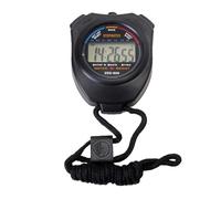 PLAFOPE Minuteur de Mouvement Électronique Noir en Abs 3 Modes D'affichage et Chronomètre Professionnel 1/100 Seconde pour Athlètes et Coureurs