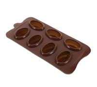 PLAFOPE Moule en Silicone Forme Grain de Café Chocolat Couleur Café, Souple et Résistant Congélateur, Moule Pâtisserie Multi-usages pour Glaçons, Bonbons, Décorations Gâteaux, Accessoires
