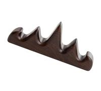 PLAFOPE Porte-stylo Support Pinceaux pour Calligraphie Chinoise en Bois Café Forme Montagne Design Simple pour Accessoires de Thé Bureau et Maison