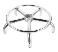 PLAFOPE Socle de Chaise de Bureau en Alliage d'aluminium Argent, Base pivotante de Remplacement, Pieds Solides pour Meubles et châssis de Meubles de beauté