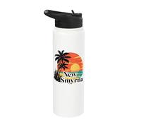 Plage de New Smyrna Stainless Steel Insulated Water Bottle