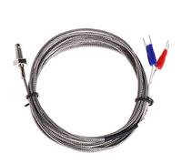 Plage de température 0-400 ℃ / 32~752 °F pour contrôle PID, thermomètre numérique, hygromètre, sonde de mesure d'eau, capteur d'humidité, sonde à vis M6, capteur de température de type K 2 mètres