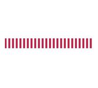 PLAGE Frise décorative adhésive, Rayures Tendance Rouge Fushia Superbe, 10 cm X 300 cm