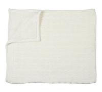 Plaid 120x150cmm Torsadé Crème et Sherpa - ELINA - ALTOBUY Beige G