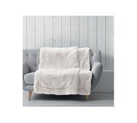 Plaid 125 x 150 cm imitation fourrure marilou Naturel