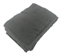 Plaid 150x200 cm CELESTE microfibre points brodés gris Anthracite