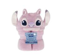 Homadict Plaid à capuche Disney Angel 120 x 150 cm doux et confortable Licence officielle