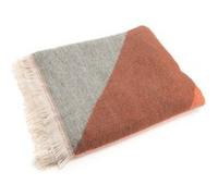 Plaid Alice 130x170 cm gris terracotta
