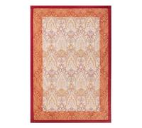 Plaid bassetti isolabella r1 - l'lgance italienne dans les tons de rouge - 135x190