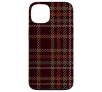 Plaid Bordeaux Rouge pour Les Cadeaux de décoration de Noël Coque pour iPhone 13