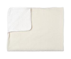 Plaid boucle sherpa collection FANNY 120x150 cm beige crème