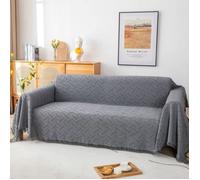 Plaid Canape Grande Taille Housse Canapé 3 Places Réversible Couvre Canapé Jete De Canape Polyvalente Avec Décoratifs Glandsn4532
